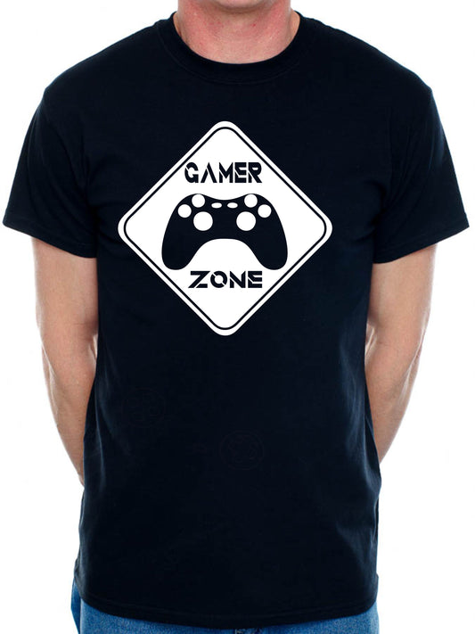 Gamer Zone Gift Gamer X-Box Retro Mens T-Shirt  Gaming T-Shirt Slogan