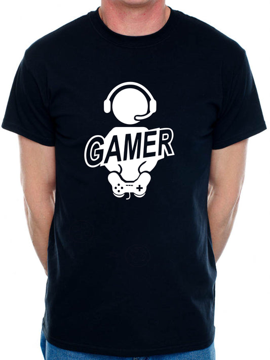 Gamer Gaming Slogan Gamer Playstation T-Shirt Retro Gift Mens T-Shirt