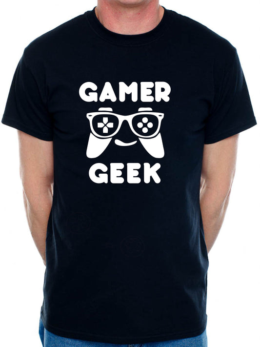 Gamer Geek Gift Mens T-Shirt Gaming T-Shirt Slogan Gamer Retro Playstation