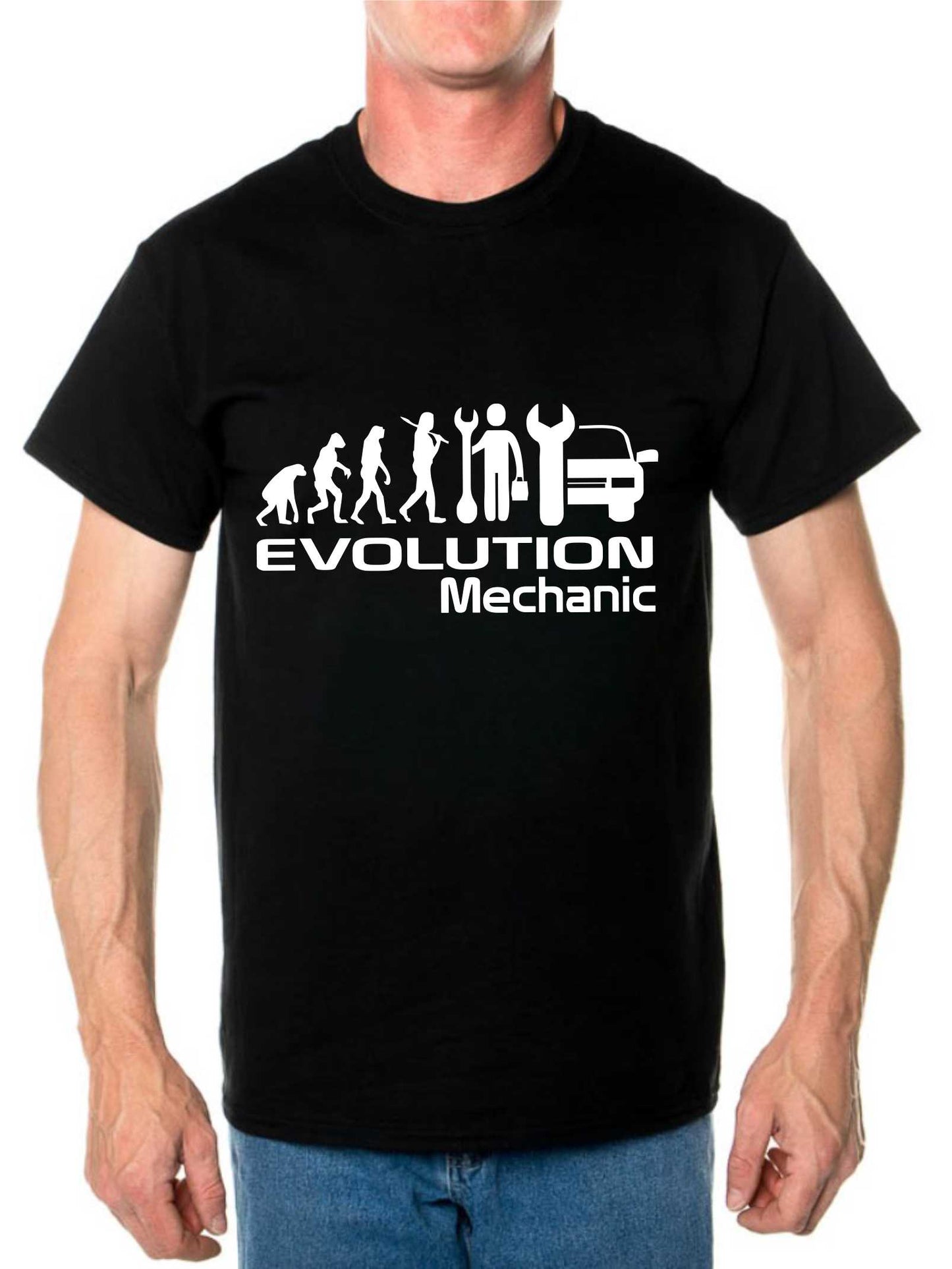 Evolution Of A Mechanic T-Shirt