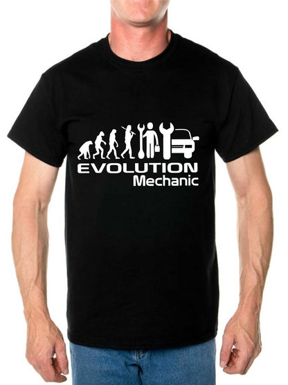 Evolution Of A Mechanic T-Shirt