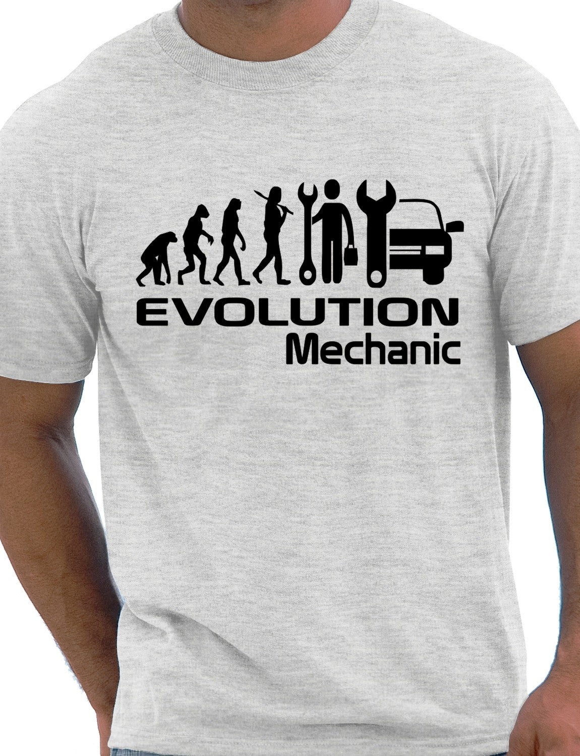 Evolution Of A Mechanic T-Shirt