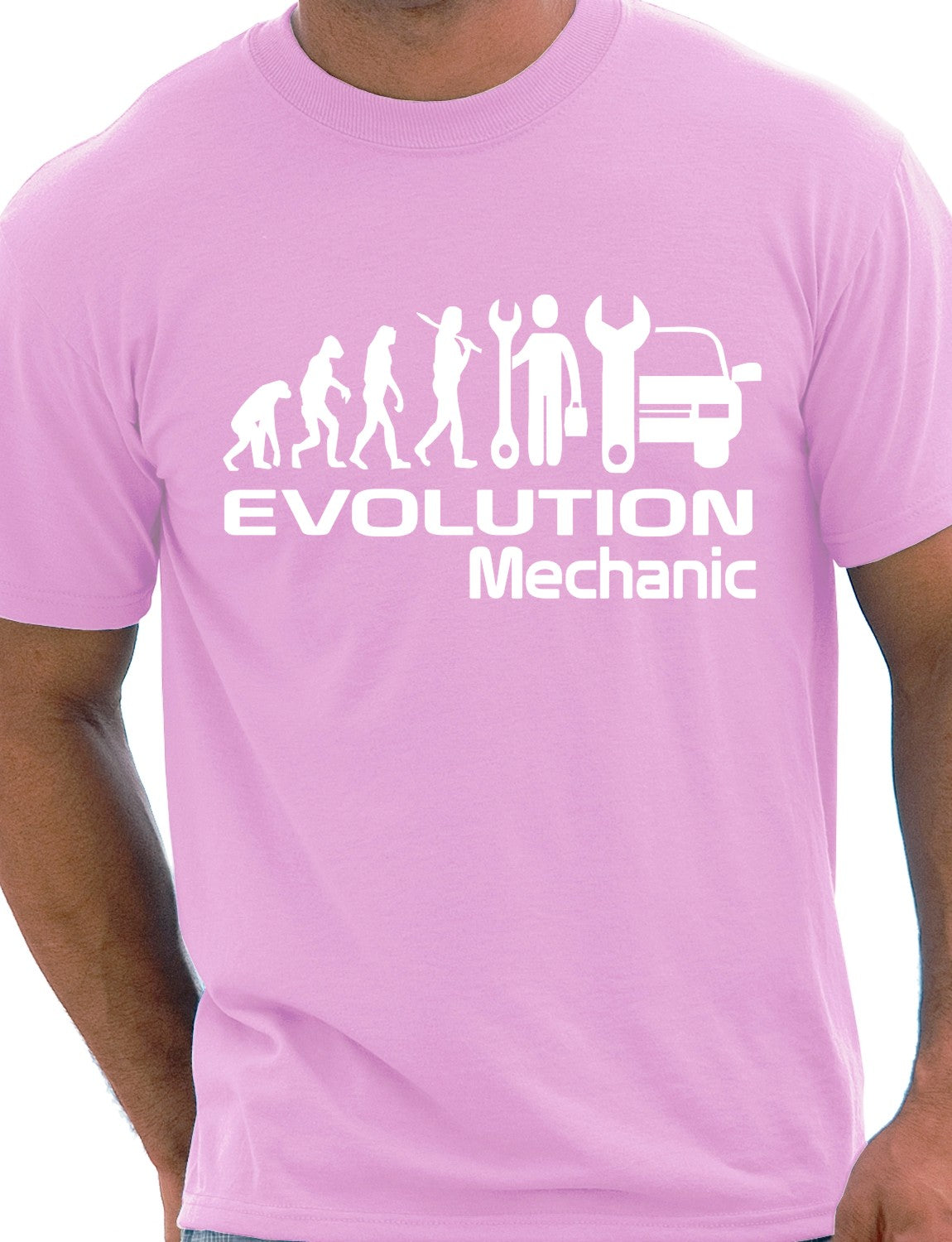 Evolution Of A Mechanic T-Shirt