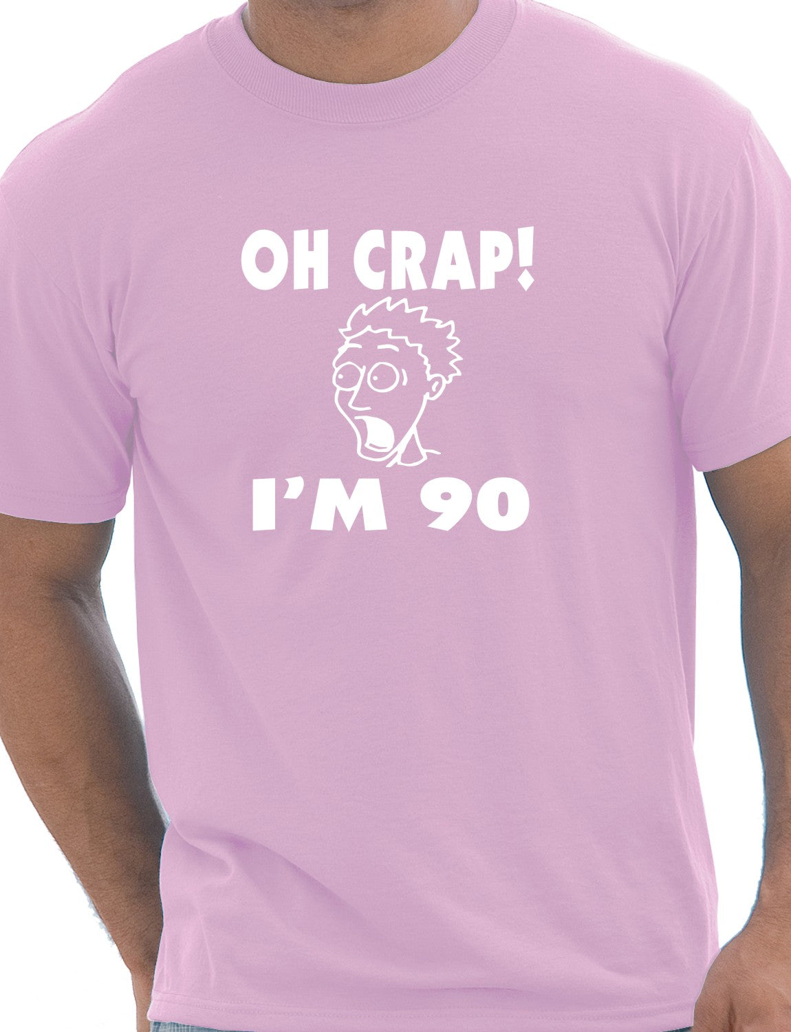 Oh Crap I'm 90 Birthday Mens Gift T-Shirt
