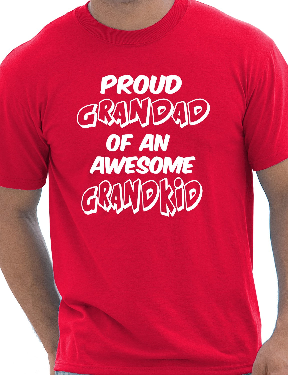 Proud Grandad of A Grandkid Mens T-shirt Size S-XXL