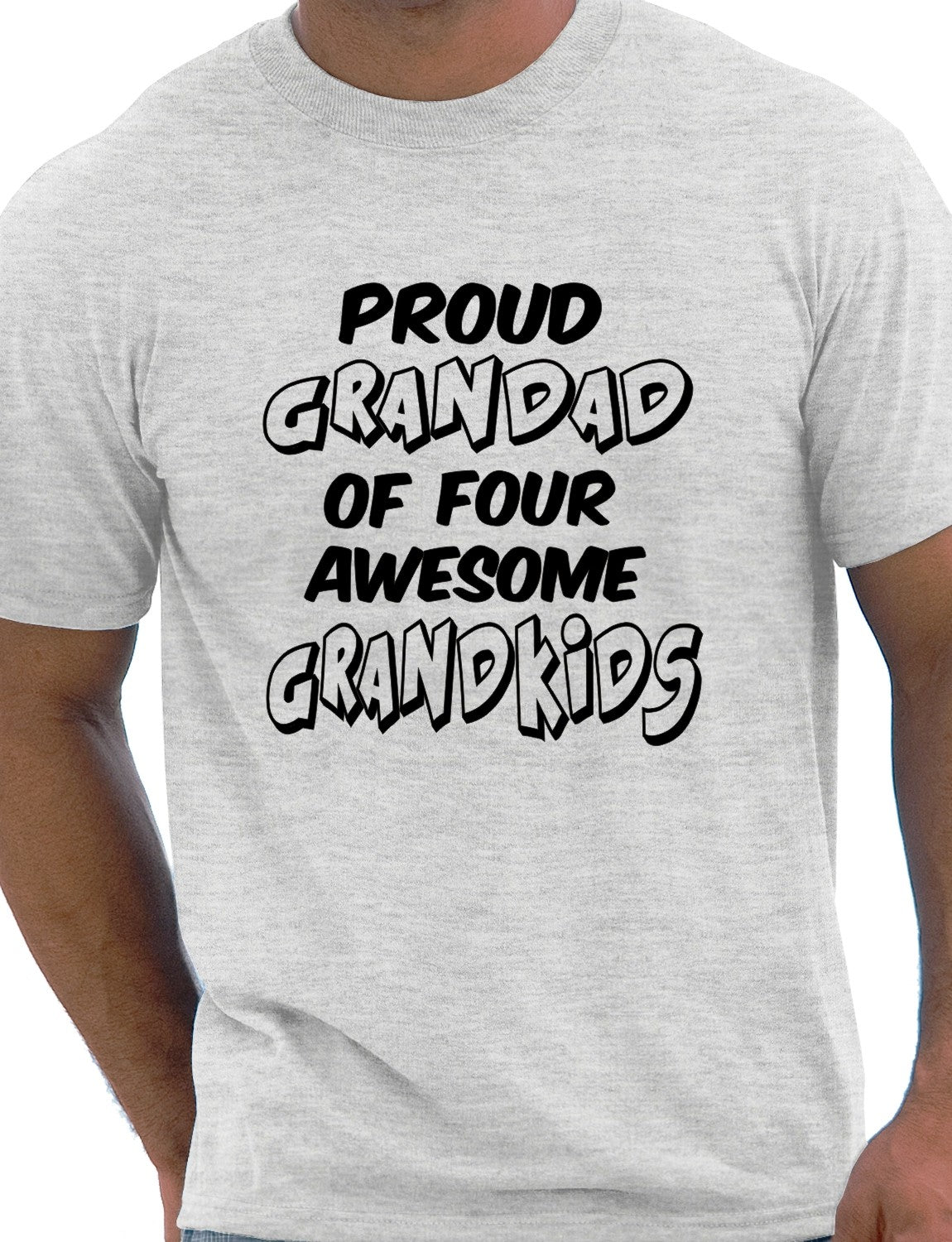 Proud Grandad of 4 Grandkids T-Shirt