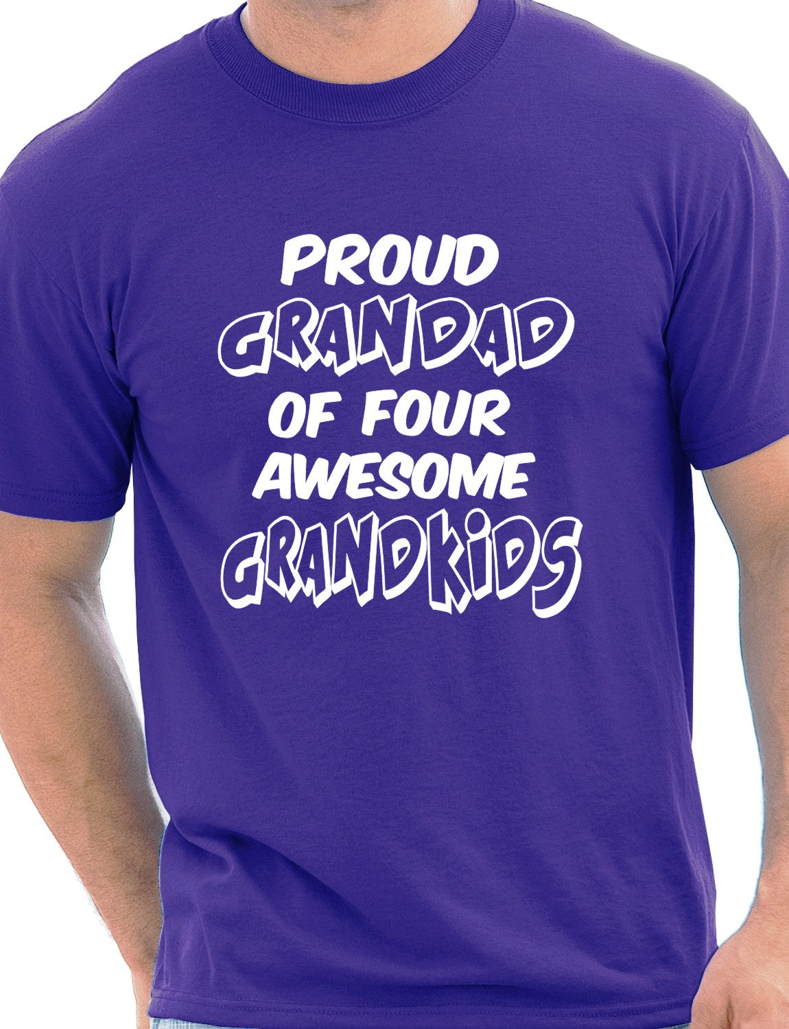 Proud Grandad of 4 Grandkids T-Shirt