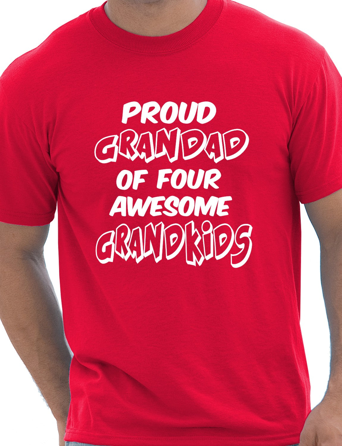 Proud Grandad of 4 Grandkids T-Shirt