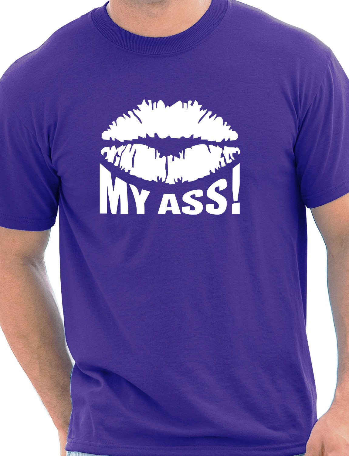 Kiss My Ass Mens T-Shirt Size S-XXL