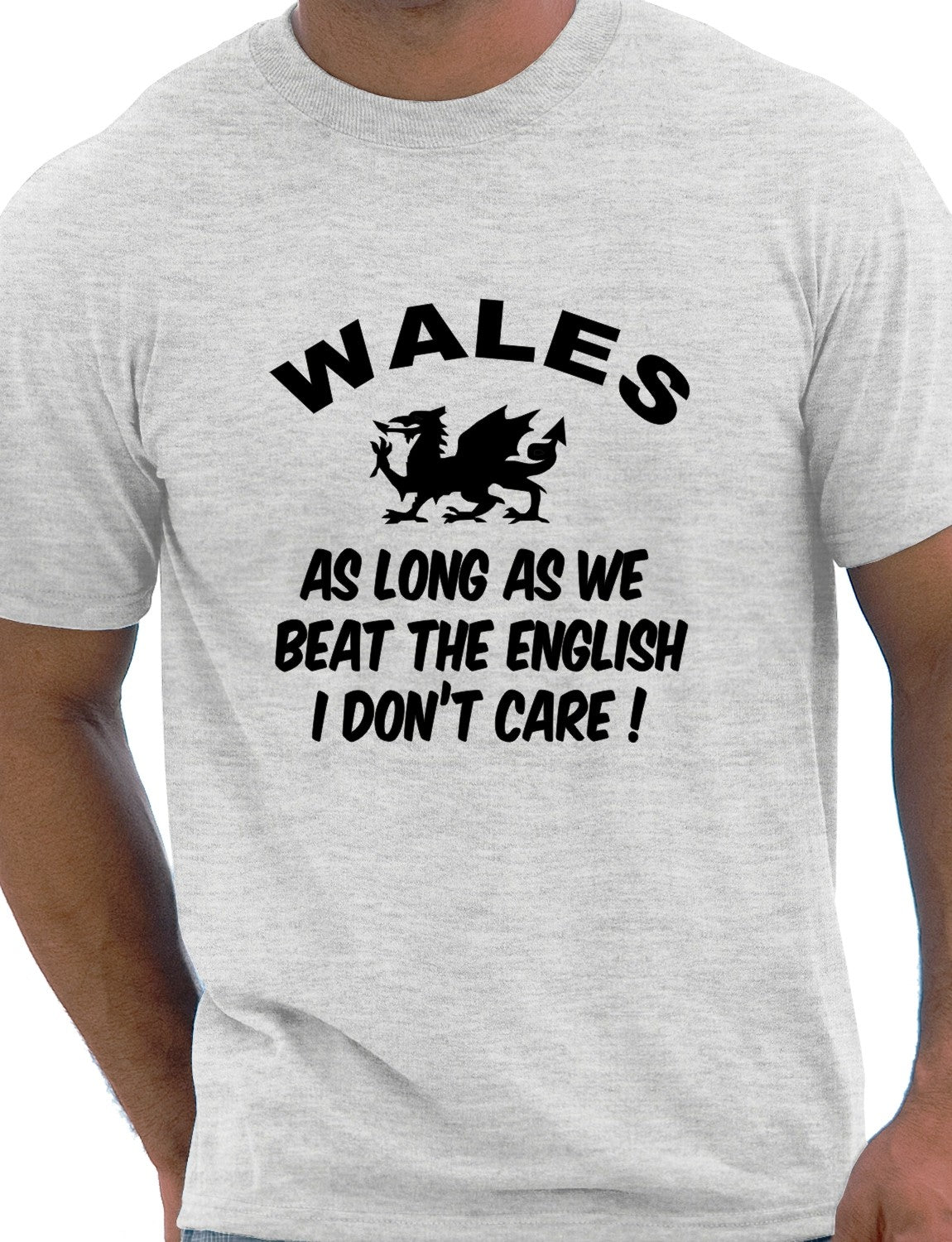 Wales As Long As We Beat The English Rugby Mens T-Shirt Size S-XXL