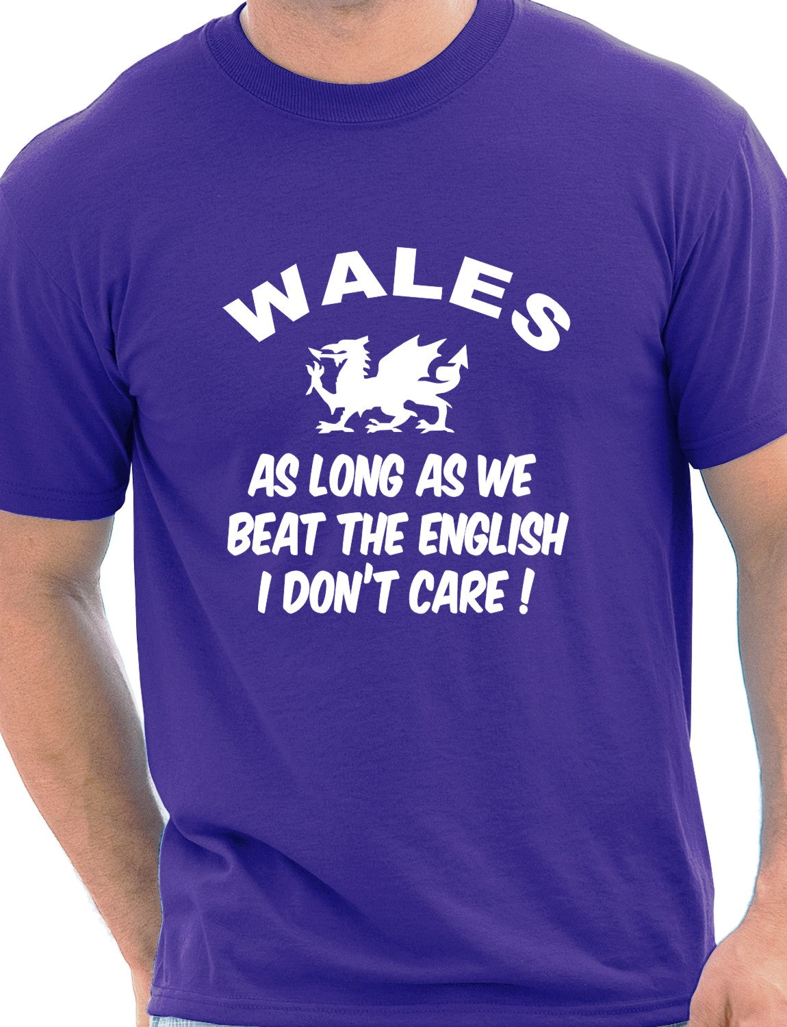 Wales As Long As We Beat The English Rugby Mens T-Shirt Size S-XXL