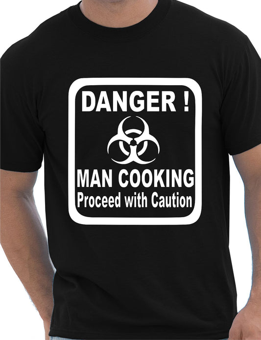 Danger Man Cooking BBQ T-Shirt