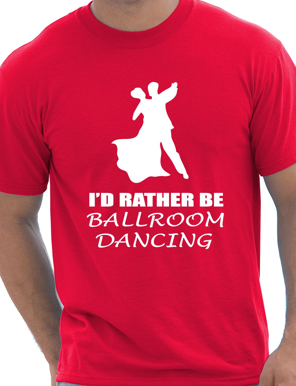 I'd Rather Be Ballroom Dancing Funny Gift Mens T-Shirt Size S-XXL