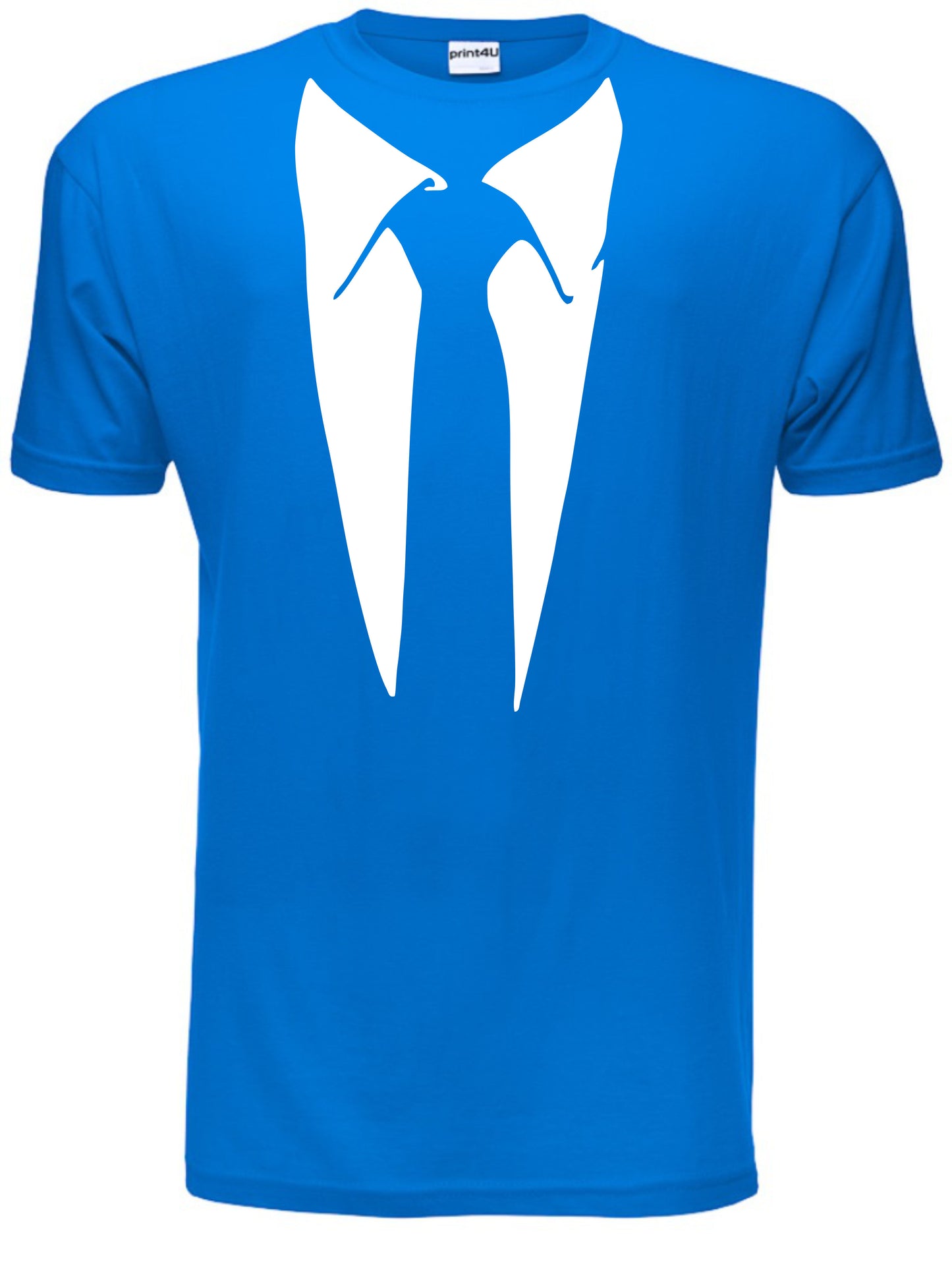 Tie With Collar Tuxedo Funny Gift Mens T-Shirt Size S-XXL