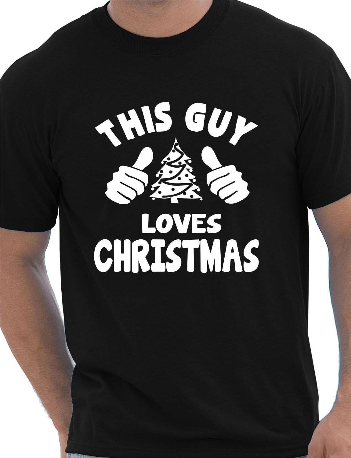 This Guy Loves Christmas Santa Xmas T-Shirt