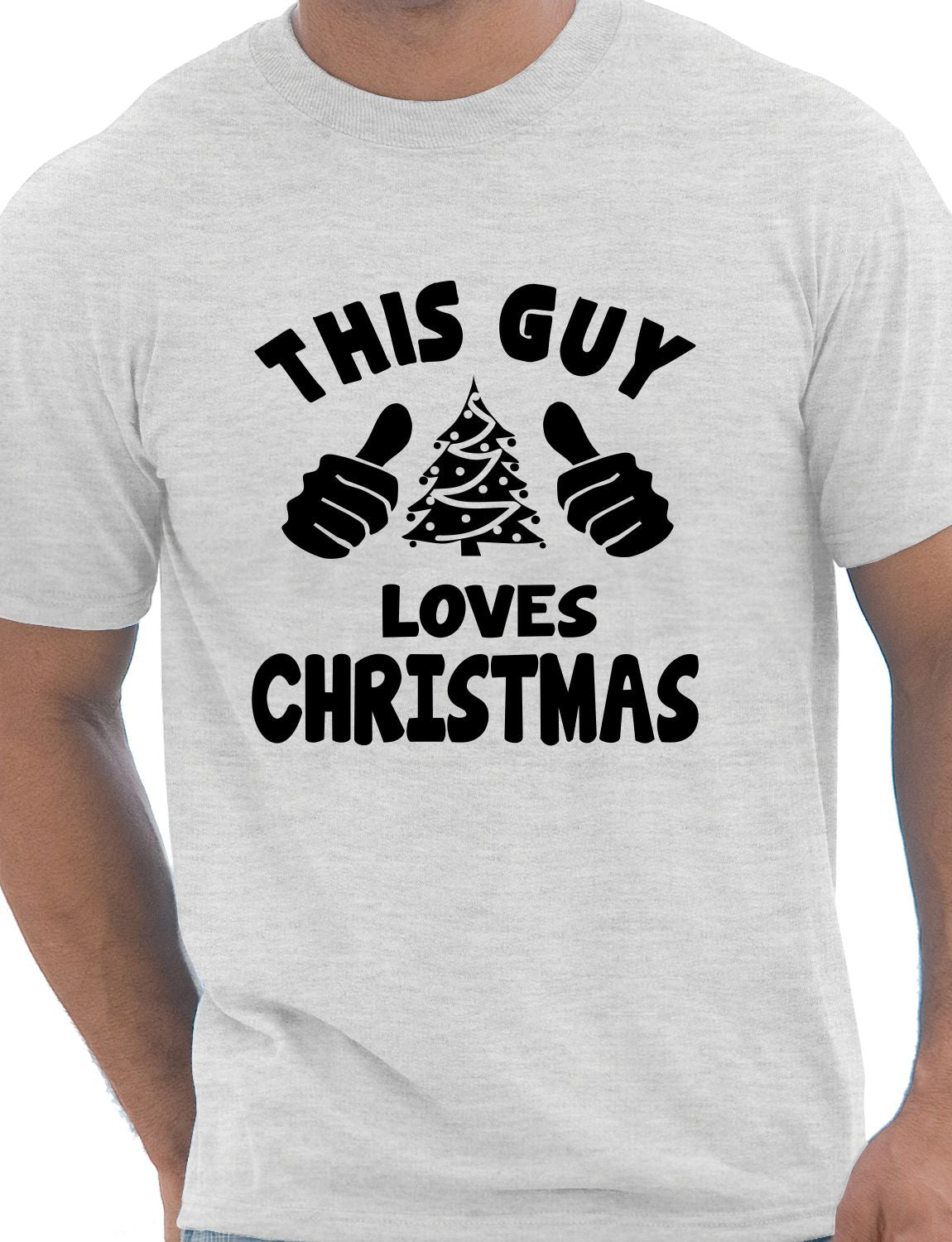 This Guy Loves Christmas Santa Xmas T-Shirt