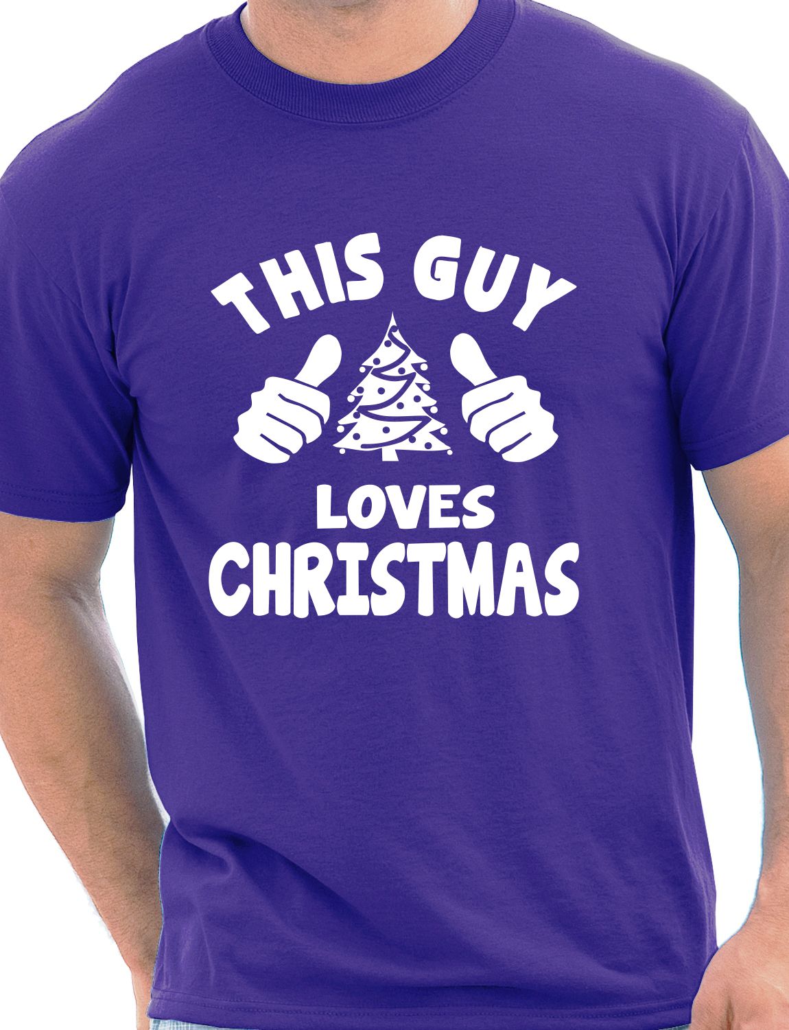 This Guy Loves Christmas Santa Xmas T-Shirt