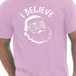 I Believe In Santa Claus Father Christmas Xmas Mens T-Shirt Size S-XXL