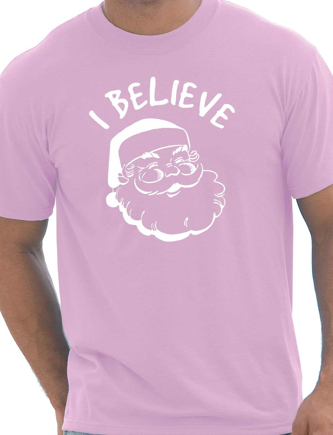 I Believe In Santa Claus Father Christmas Xmas Mens T-Shirt Size S-XXL