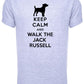 Keep Calm Walk The Jack Russell KC Dog Lovers Gift Mens T-Shirt Size S-XXL