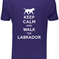 Keep Calm Walk The Labrador KC Dog Lovers Gift Mens T-Shirt Size S-XXL