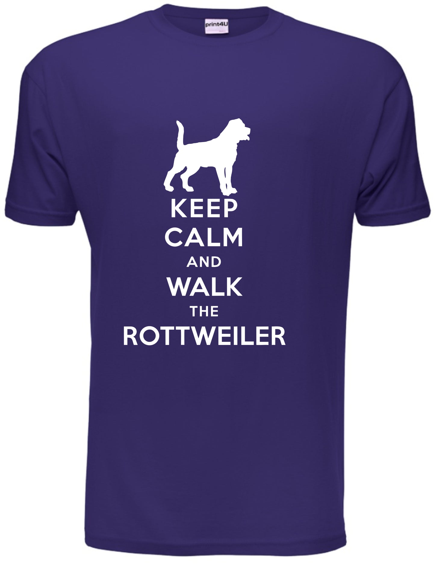 Keep Calm Walk The Rottweiller KC Dog Lovers Gift Mens T-Shirt Size S-XXL