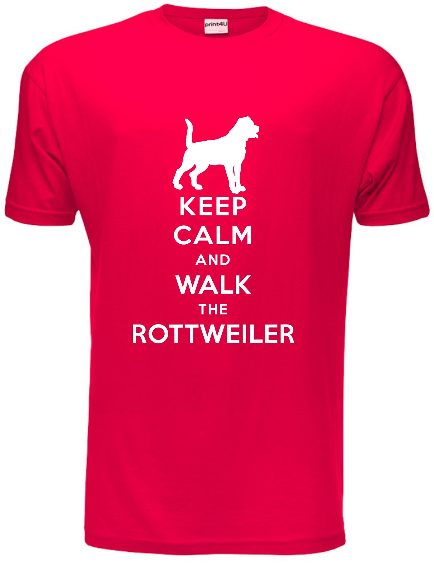 Keep Calm Walk The Rottweiller KC Dog Lovers Gift Mens T-Shirt Size S-XXL