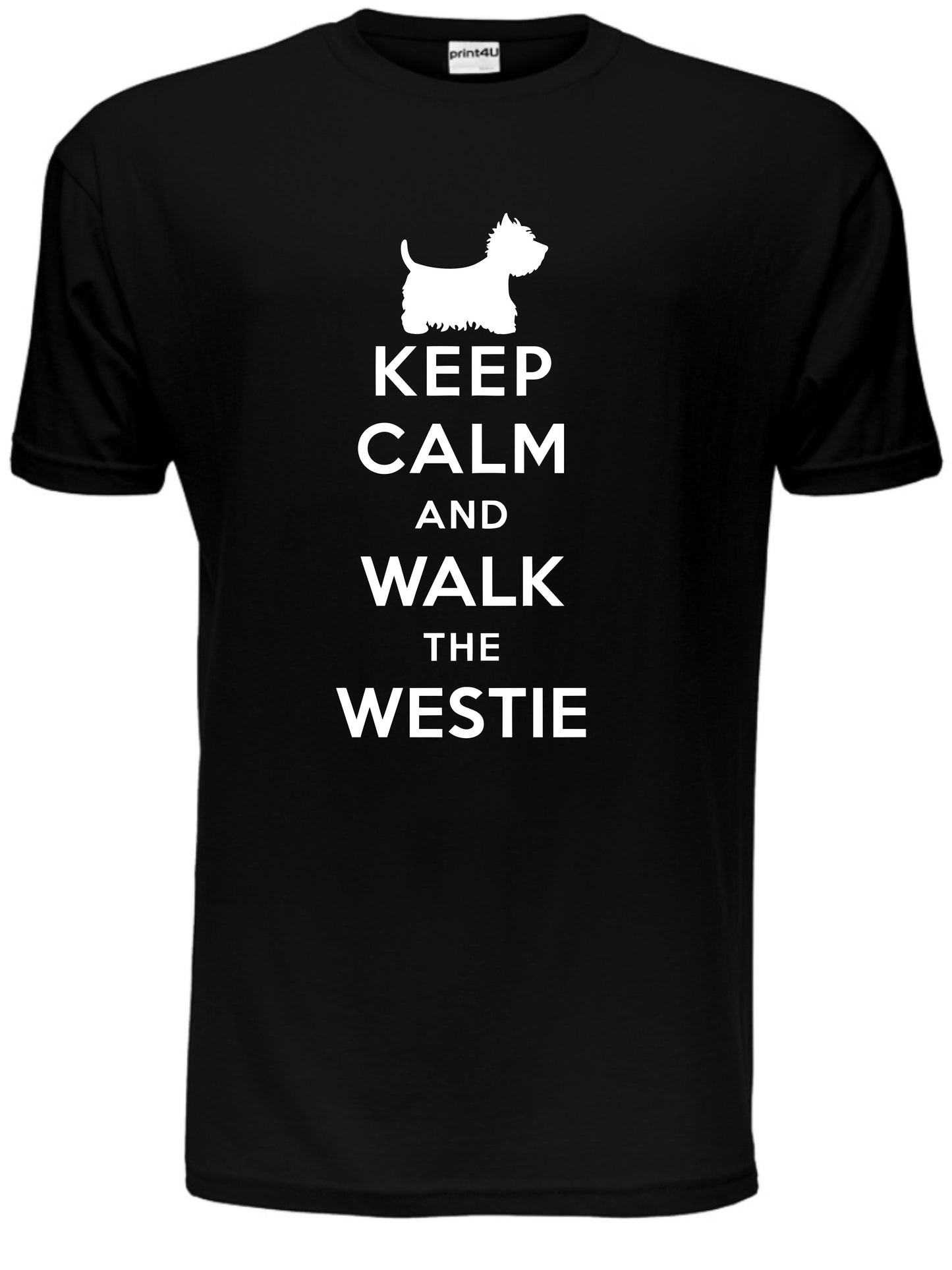 Keep Calm Walk The Westie KC Dog Lovers Gift Mens T-Shirt Size S-XXL