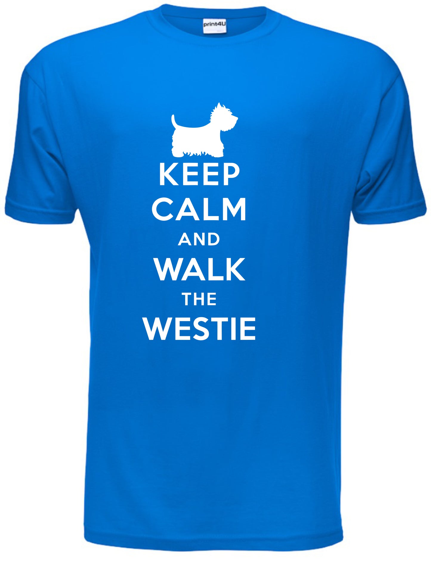 Keep Calm Walk The Westie KC Dog Lovers Gift Mens T-Shirt Size S-XXL