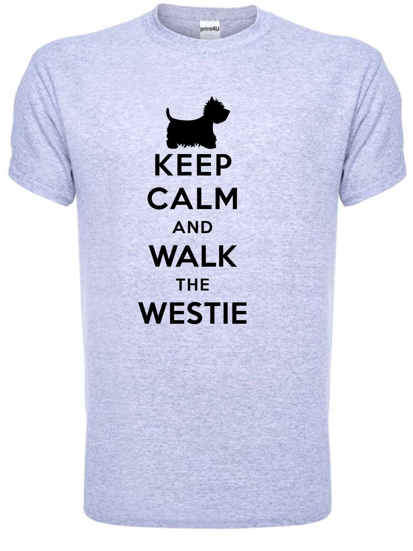 Keep Calm Walk The Westie KC Dog Lovers Gift Mens T-Shirt Size S-XXL