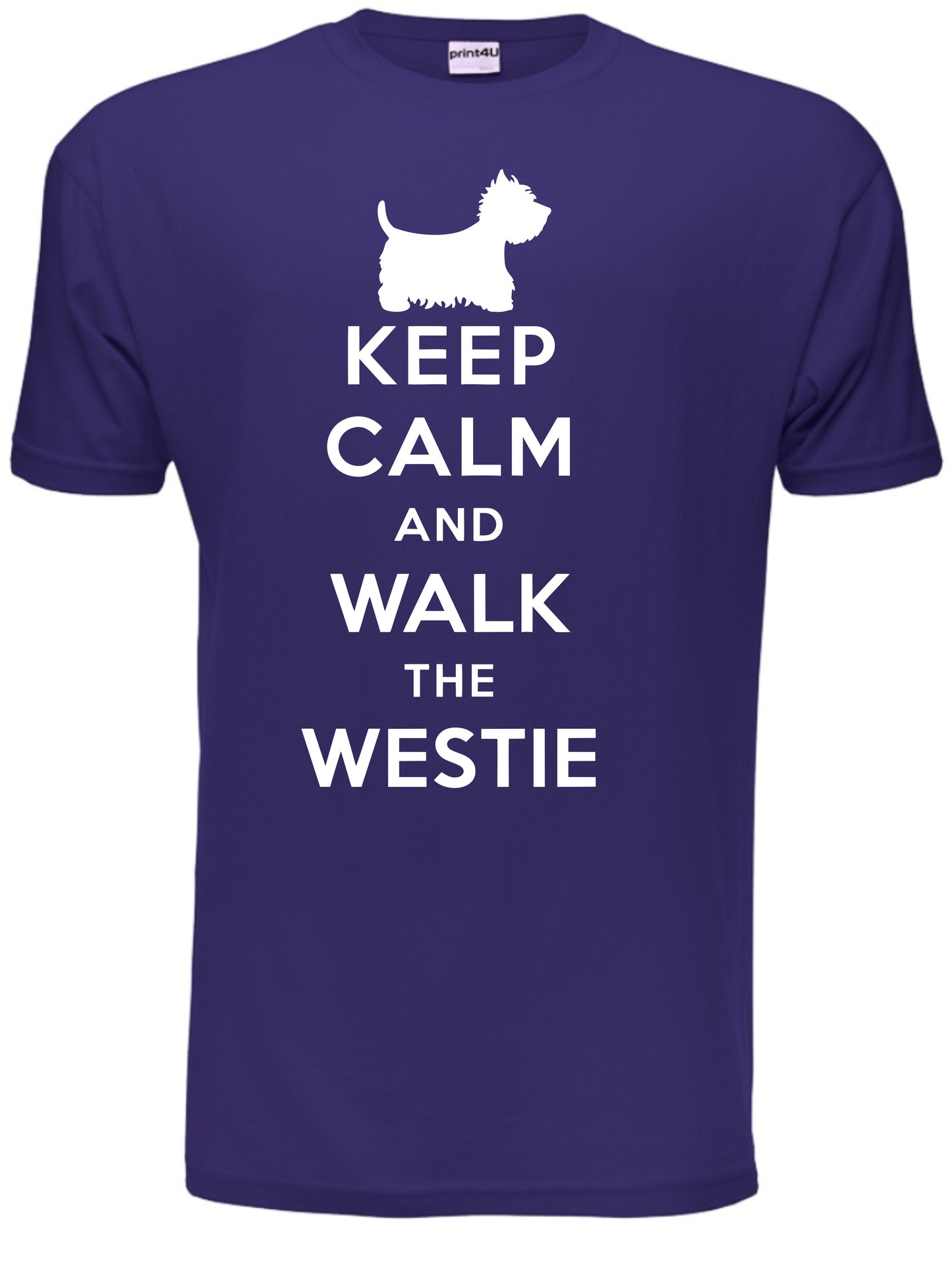 Keep Calm Walk The Westie KC Dog Lovers Gift Mens T-Shirt Size S-XXL