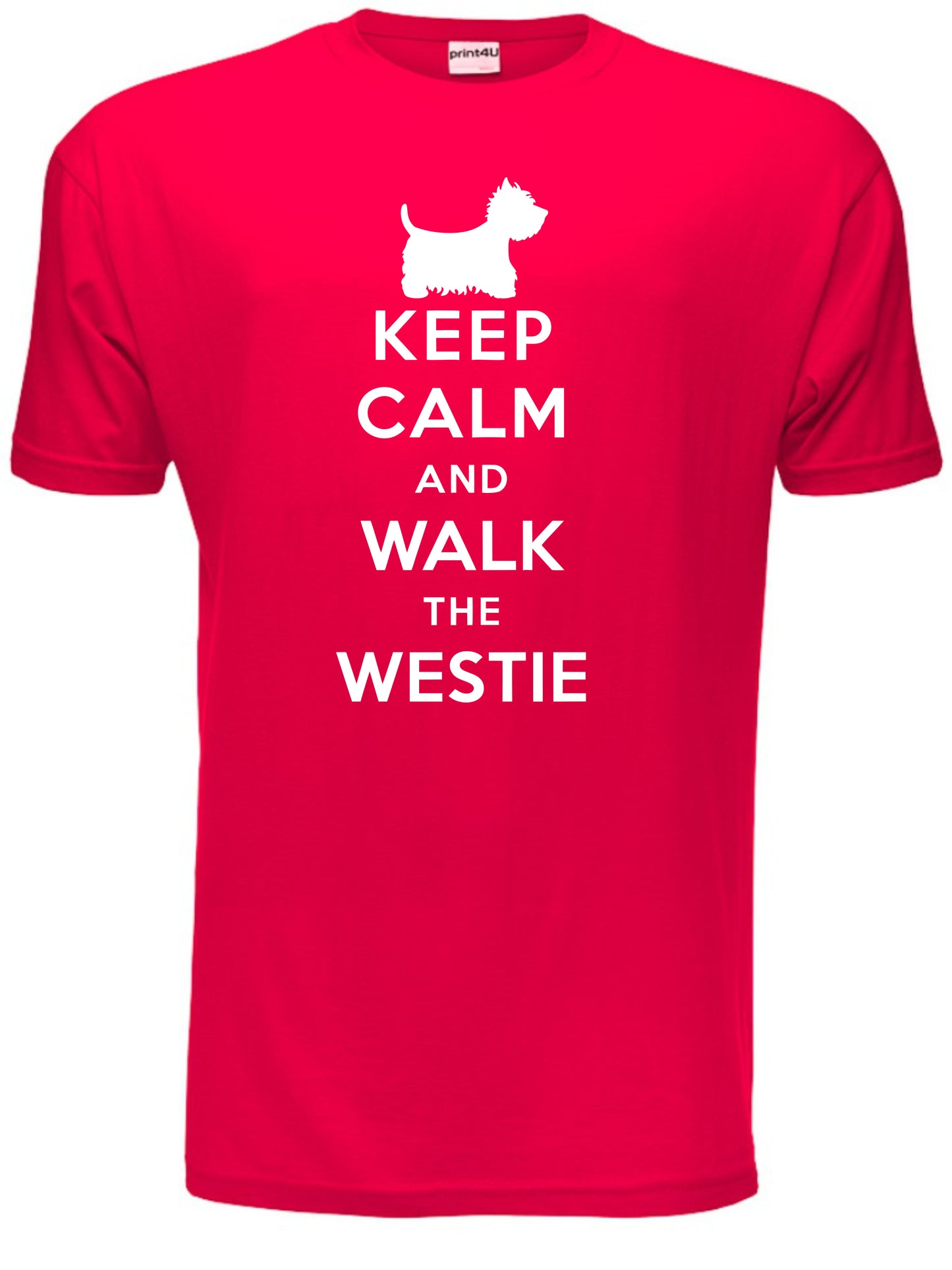 Keep Calm Walk The Westie KC Dog Lovers Gift Mens T-Shirt Size S-XXL