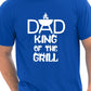 Dad King Of The Grill Barbeque Mens T-Shirt Size S-XXL