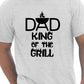 Dad King Of The Grill Barbeque Mens T-Shirt Size S-XXL