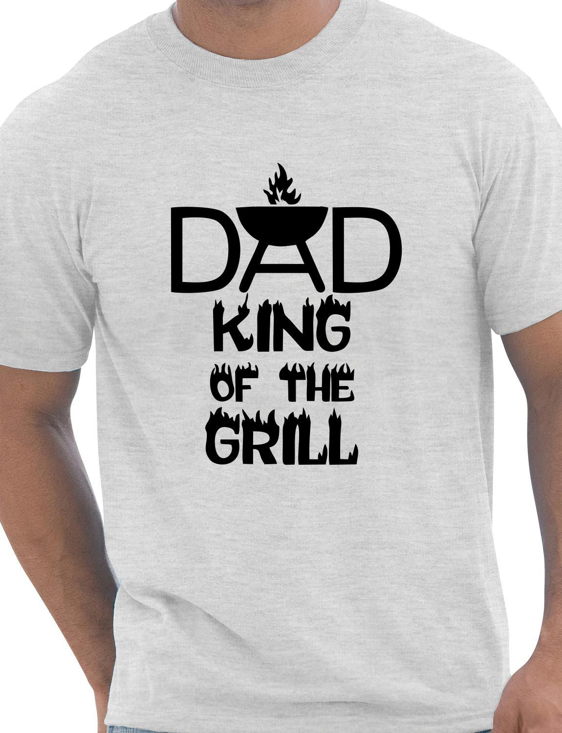 Dad King Of The Grill Barbeque Mens T-Shirt Size S-XXL