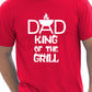 Dad King Of The Grill Barbeque Mens T-Shirt Size S-XXL