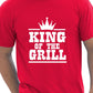 King Of The Grill Barbeque Mens T-Shirt Size S-XXL