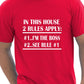 In This House I'm The Boss BBQ Funny Gift Mens T-Shirt Size S-XXL