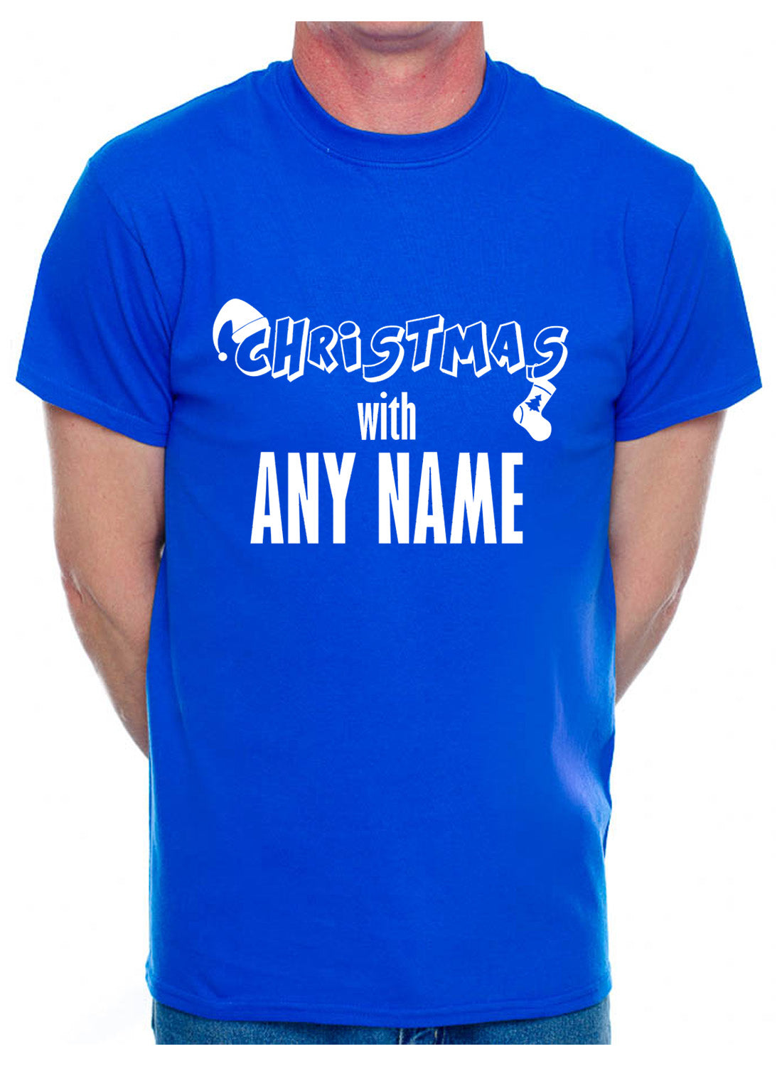 Customised T-Shirt Christmas With The Any Name