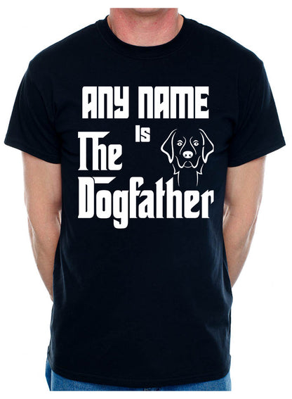 Personalised Mens T-Shirt The Dogfather Any Name For Dog Lovers