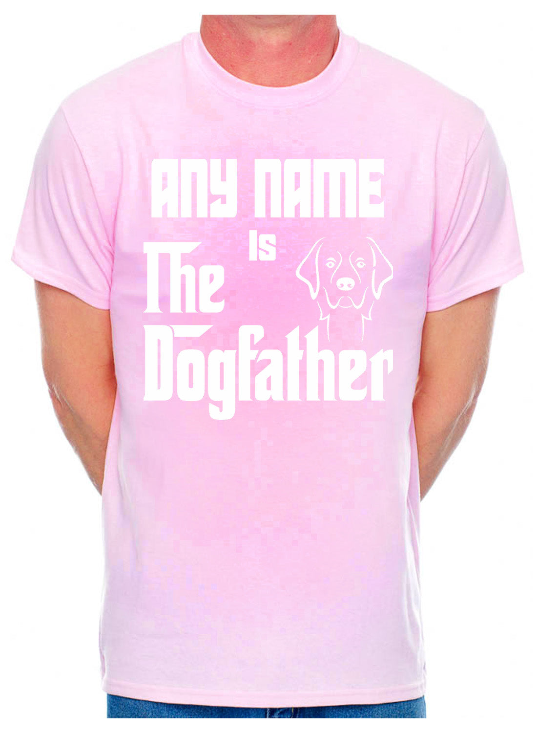 Personalised Mens T-Shirt The Dogfather Any Name For Dog Lovers