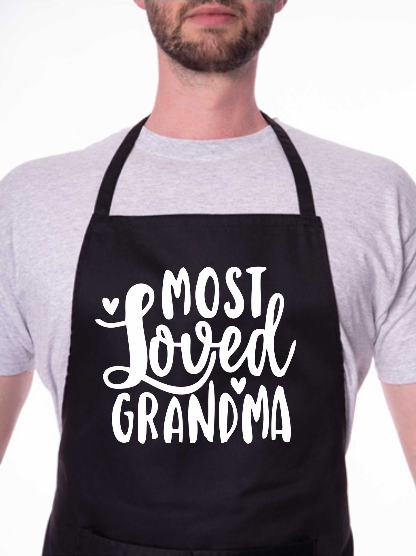 Most Loved Grandma Nan Funny Apron Baking Cooking Apron