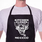 Kitchen Closed Not In The Mood Apron Funny Birthday Gift Cooking Baking BBQ