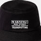 Warning May Talk About Trainspotting Bucket Hat Gift for Men & Ladies