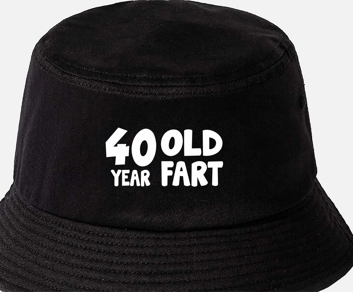 40 Year Old Fart Bucket Hat 40th Birthday Gift For Men & Ladies