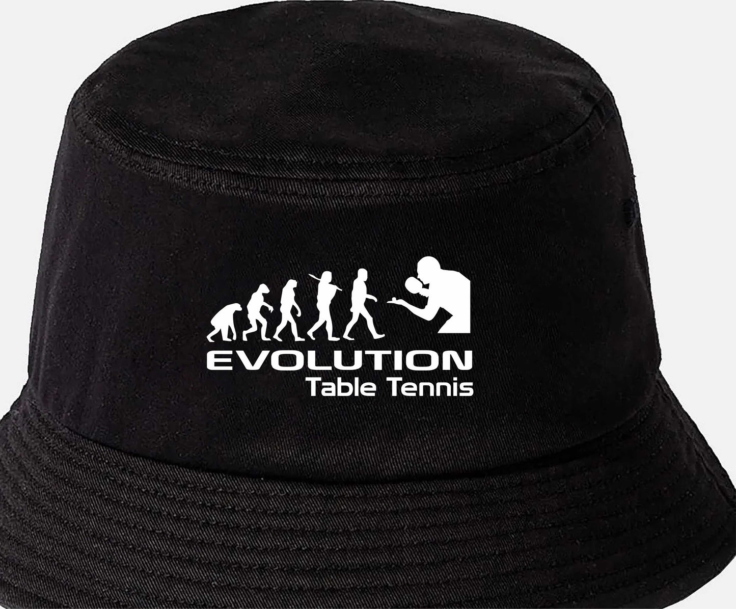 Evolution Of Table Tennis Bucket Hat Sports Hobbies Gift For Men & Ladies