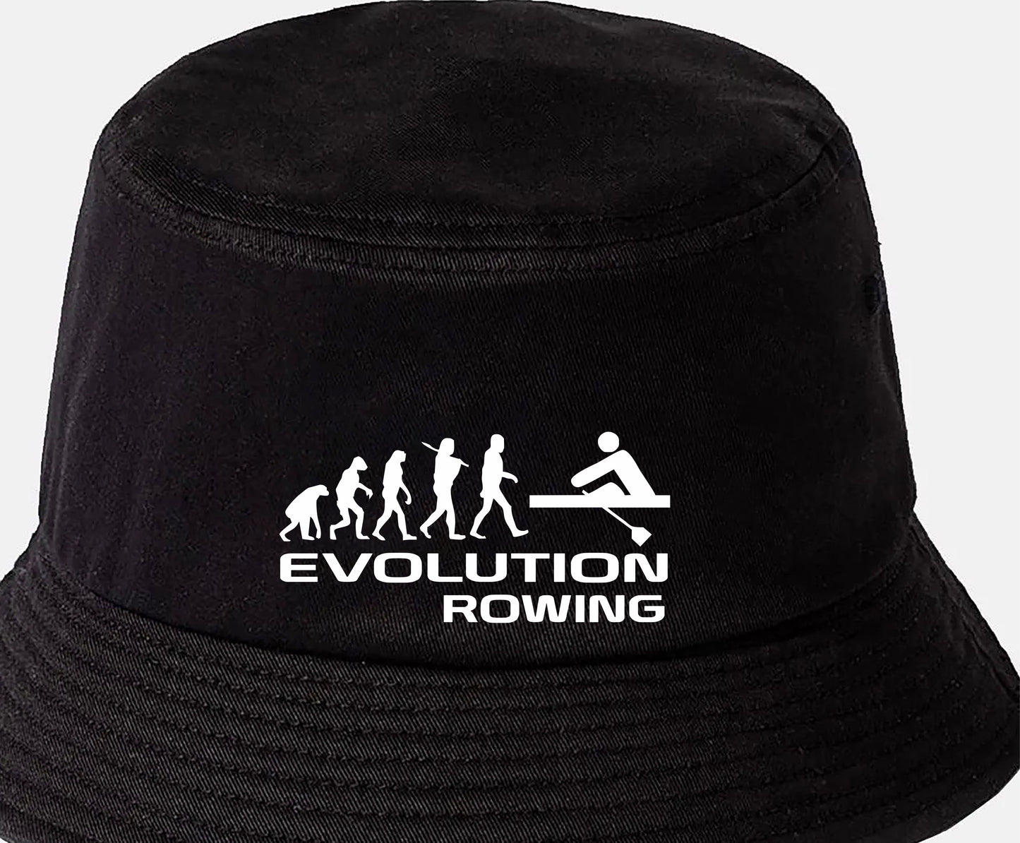 Evolution of Rowing Bucket Hat Sport Hobby Birthday Gift Men & Ladies