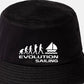 Evolution of Sailing Bucket Hat Sport Hobby Birthday Gift Men & Ladies