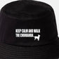 Keep Calm & Walk The Chihuahua Bucket Hat Dog Lovers Gift for Men & Ladies