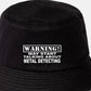 Warning May Talk About Metal Detecting Bucket Hat Gift for Men & Ladies